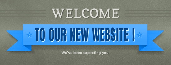 Welcome to our new website